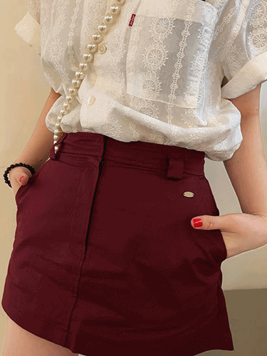 jane cotton mini skirt(신상5%할인)